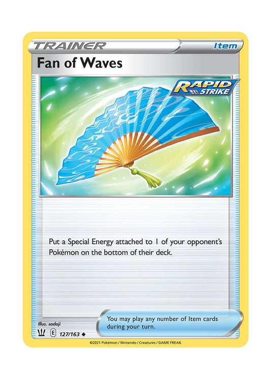 Fan of Waves - Reverse Holo (127/163) - Battle Styles