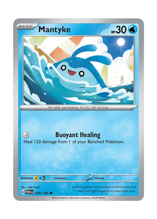 Mantyke - Reverse Holo (039/182) - Paradox Rift