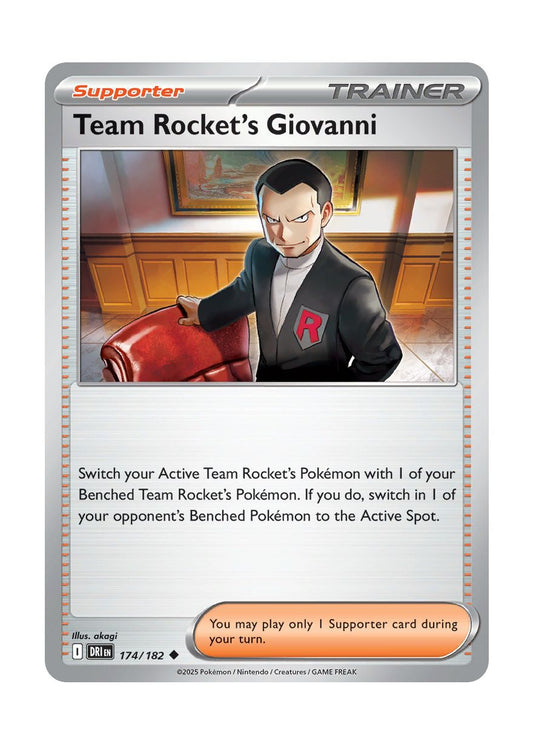 Team Rocket's Giovanni (174/182) - Destined Rivals