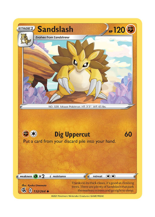 Sandslash - Reverse Holo (132/264) - Fusion Strike
