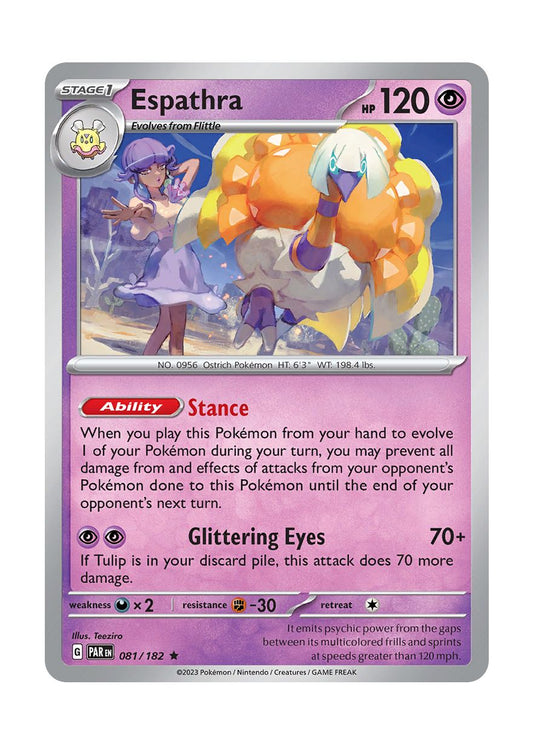 Espathra - Reverse Holo (081/182) - Paradox Rift