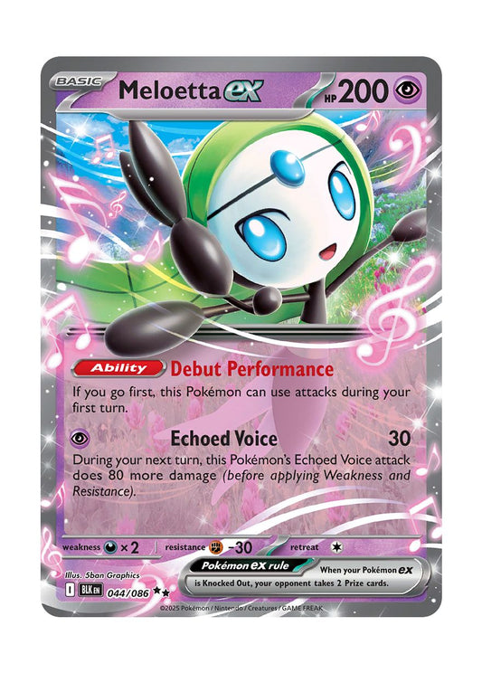 Meloetta ex (044/86) - Black Bolt