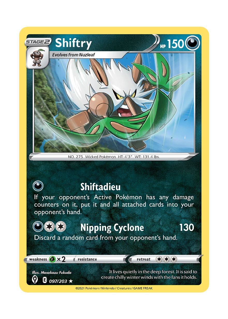 Shiftry - Reverse Holo (097/203) - Evolving Skies