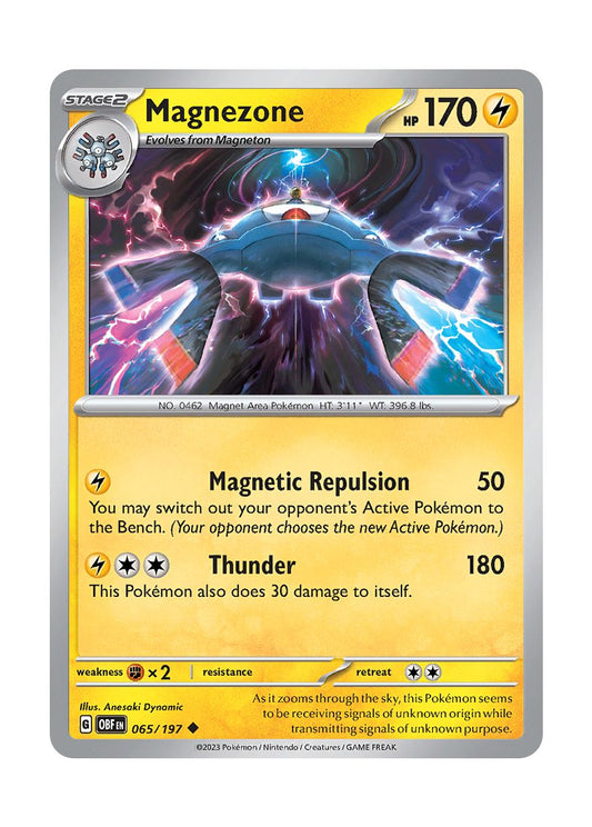 Magnezone - Reverse Holo (065/197) - Obsidian Flames