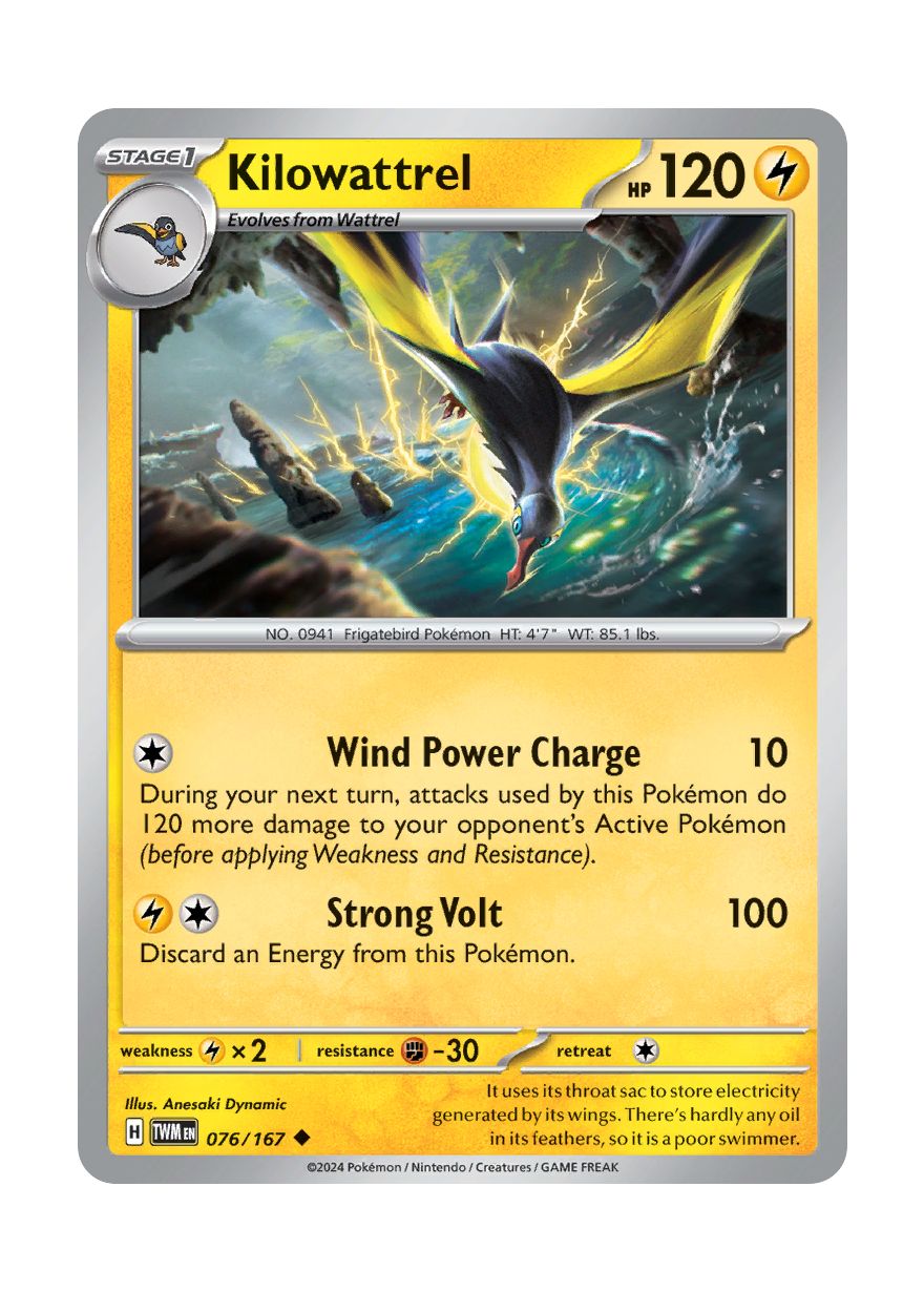 Kilowattrel (076/167) - Twilight Masquerade