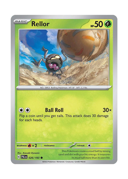 Rellor - Reverse Holo (026/193) - Paldea Evolved