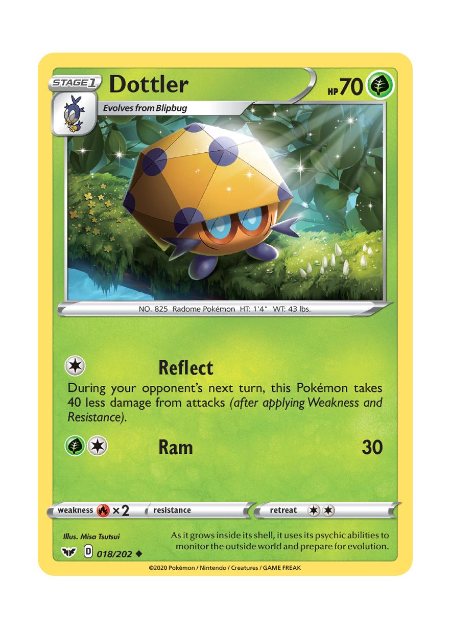 Dottler - Reverse Holo (018/202) - Sword & Shield