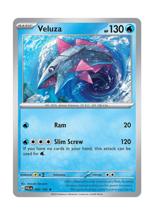 Veluza - Reverse Holo (056/193) - Paldea Evolved