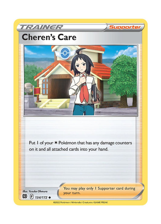 Cheren's Care - Reverse Holo (134/172) - Brilliant Stars