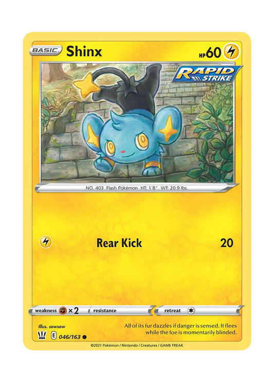 Shinx - Reverse Holo (046/163) - Battle Styles