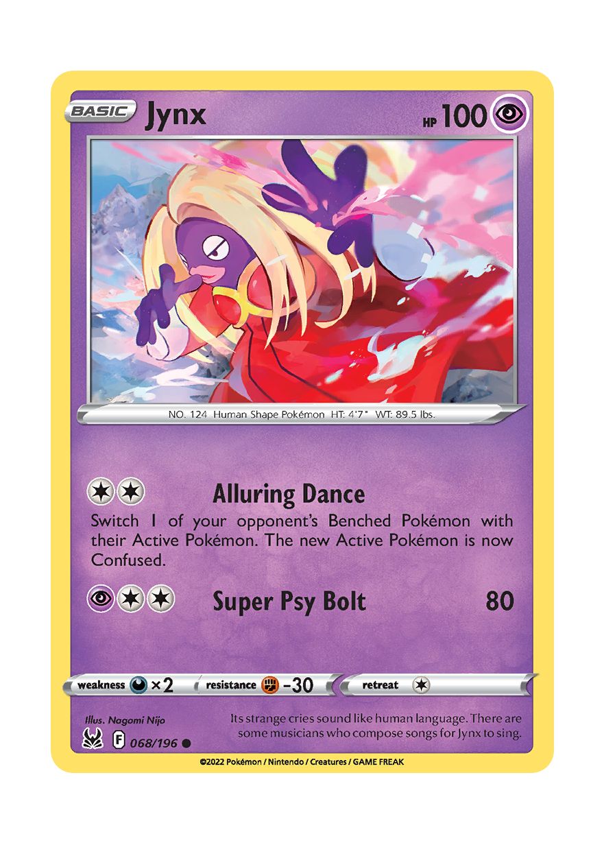 Jynx - Reverse Holo (068/196) - Lost Origin