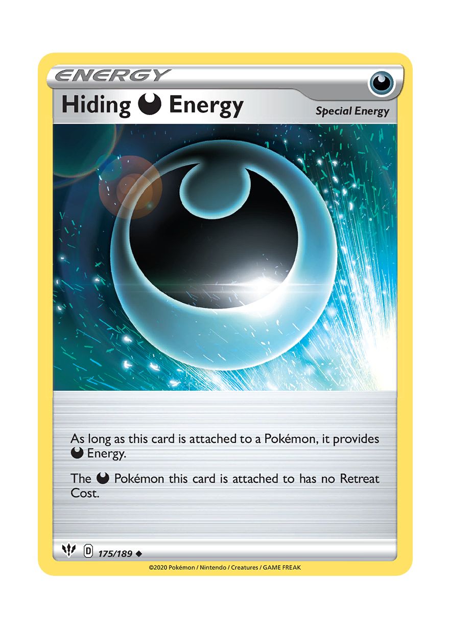 Hiding Darkness Energy - Reverse Holo (175/189) - Darkness Ablaze