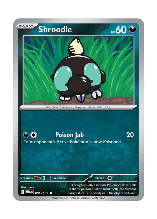 Shroodle (091/132) - Mega Evolution