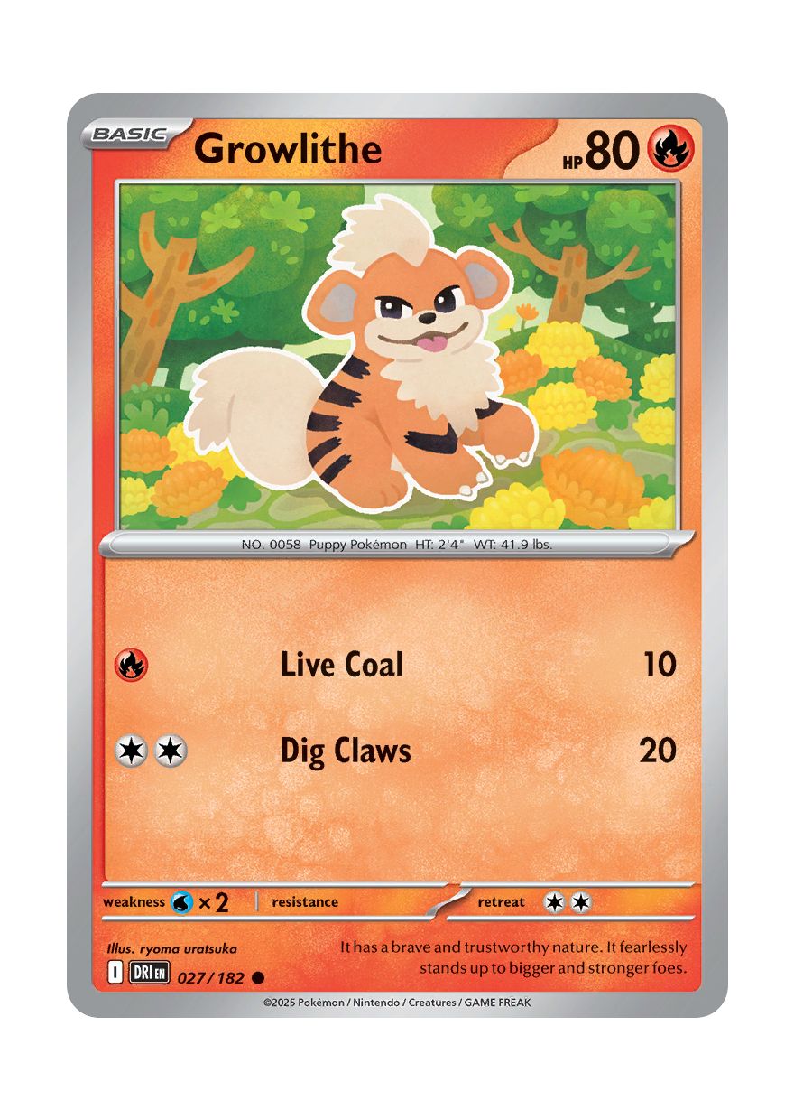 Growlithe (027/182) - Destined Rivals