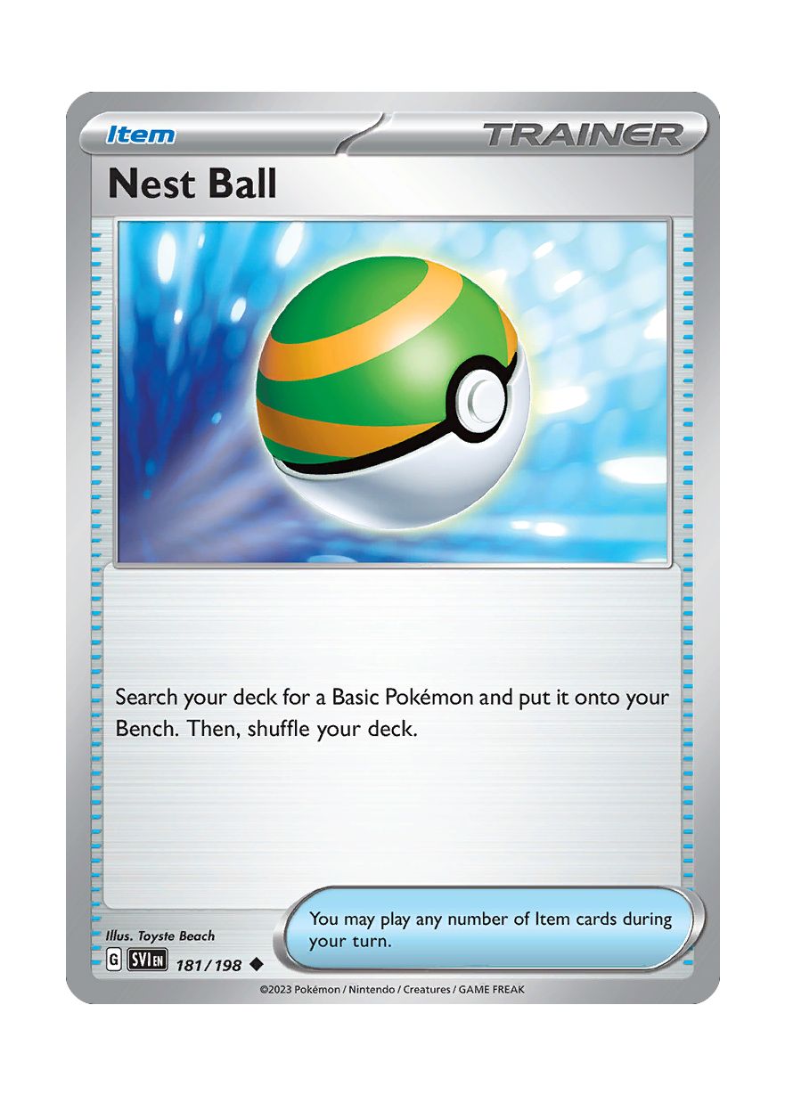 Nest Ball - Reverse Holo (181/198) - Scarlet & Violet