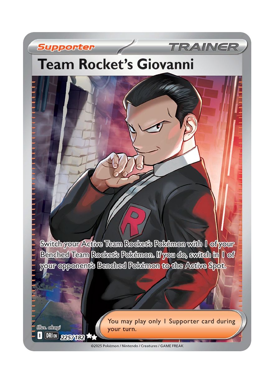 Team Rocket's Giovanni (225/182) - Destined Rivals