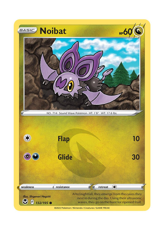 Noibat - Reverse Holo (132/195) - Silver Tempest