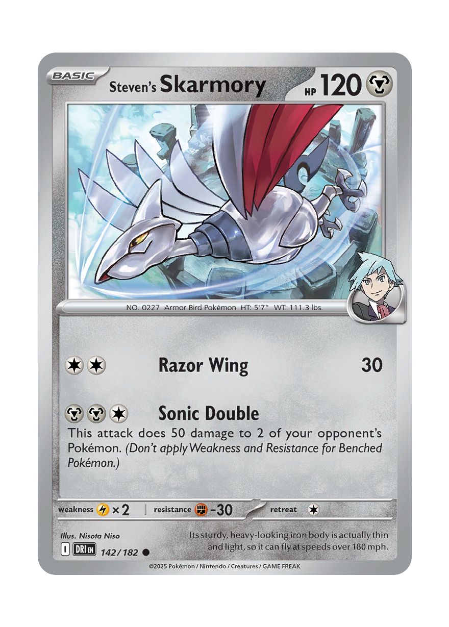 Steven's Skarmory (142/182) - Destined Rivals