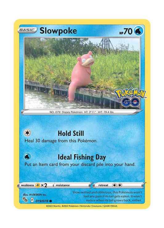 Slowpoke - Reverse Holo (019/78) - Pokémon GO