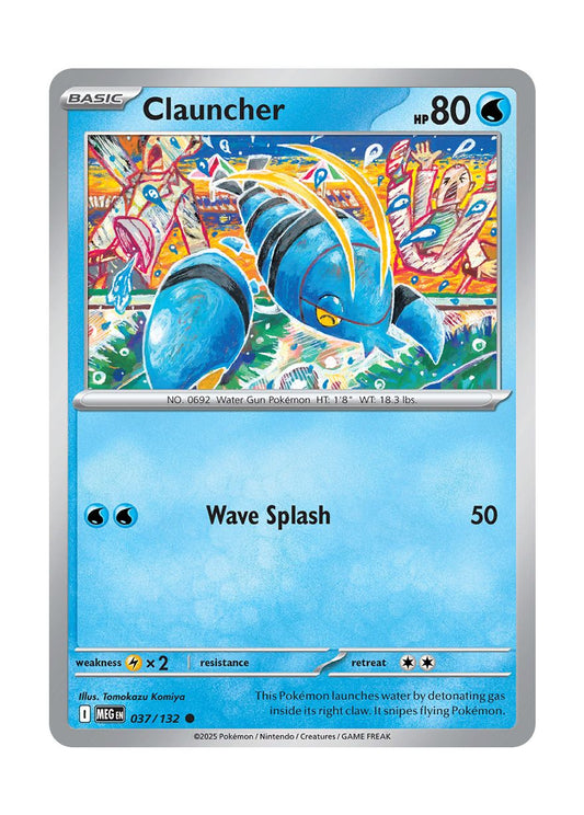 Clauncher (037/132) - Mega Evolution