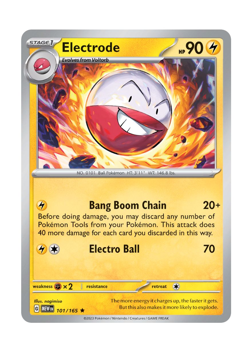 Electrode - Reverse Holo (101/165) - 151