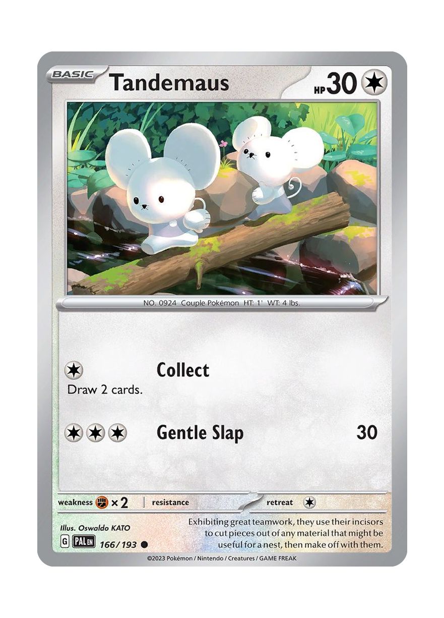 Tandemaus - Reverse Holo (166/193) - Paldea Evolved