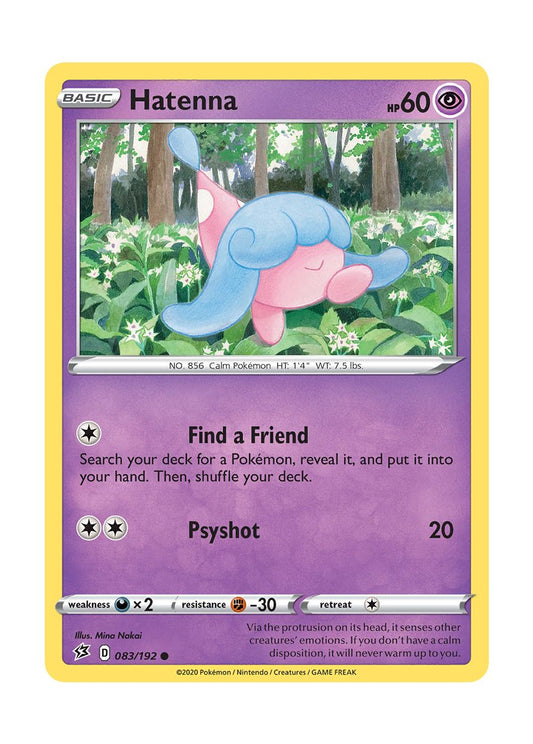 Hatenna - Reverse Holo (083/192) - Rebel Clash