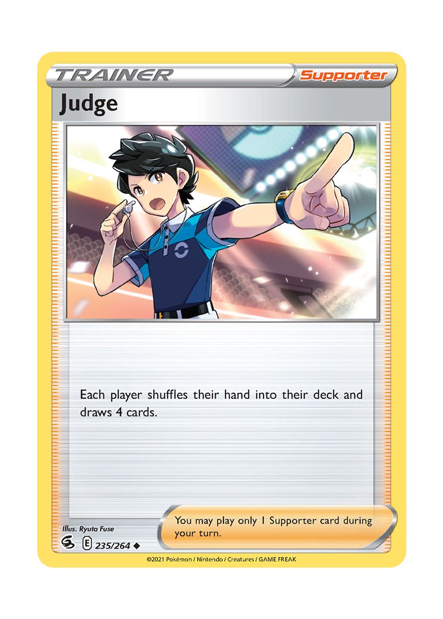 Judge - Reverse Holo (235/264) - Fusion Strike
