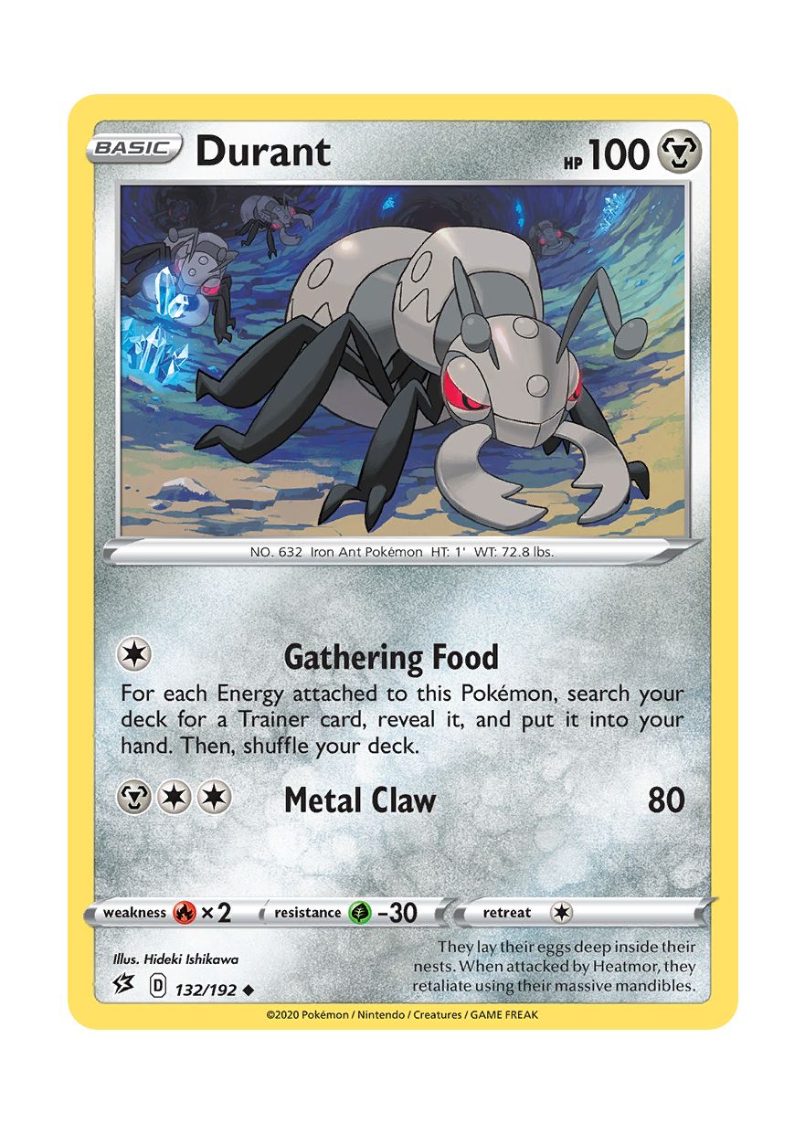 Durant - Reverse Holo (132/192) - Rebel Clash