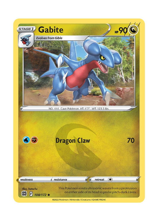 Gabite - Reverse Holo (108/172) - Brilliant Stars