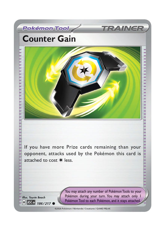 Counter Gain (186/217) - Ascended Heroes