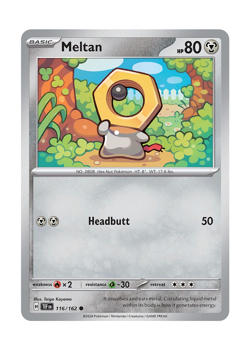Meltan - Reverse Holo (116/162) - Temporal Forces