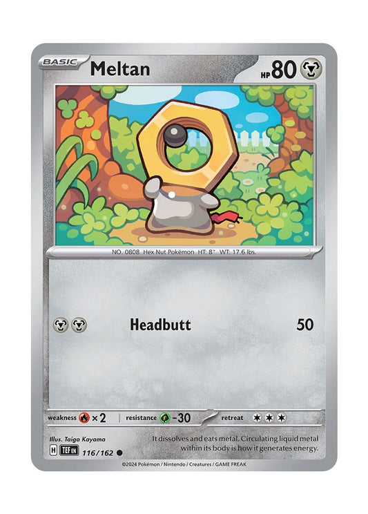 Meltan - Reverse Holo (116/162) - Temporal Forces