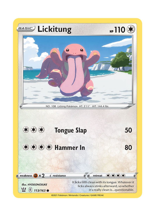 Lickitung - Reverse Holo (113/163) - Battle Styles