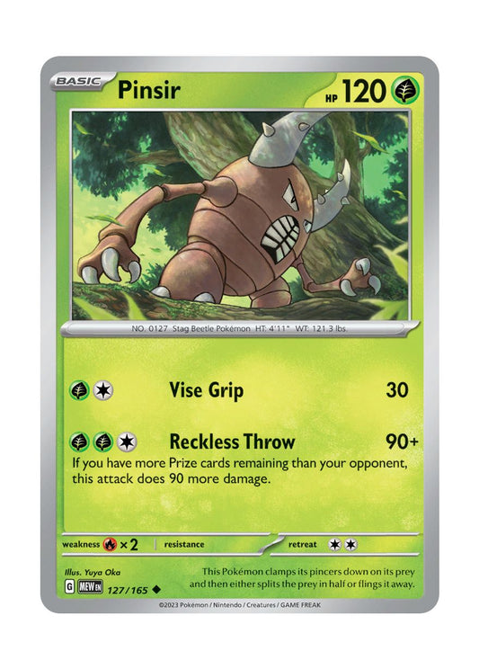 Pinsir - Reverse Holo (127/165) - 151
