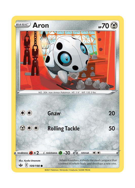 Aron - Reverse Holo (109/198) - Chilling Reign