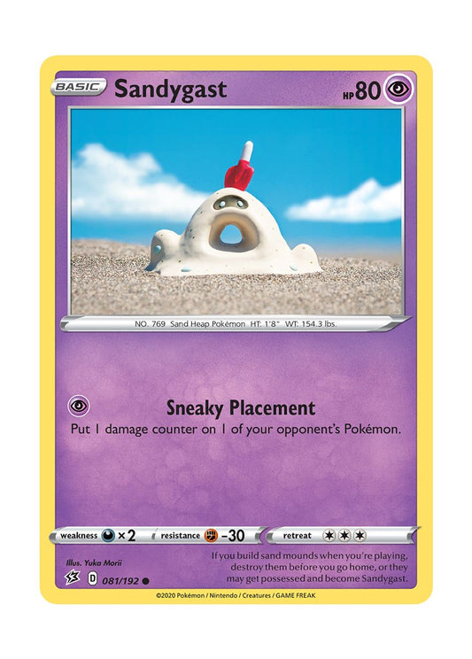 Sandygast - Reverse Holo (081/192) - Rebel Clash