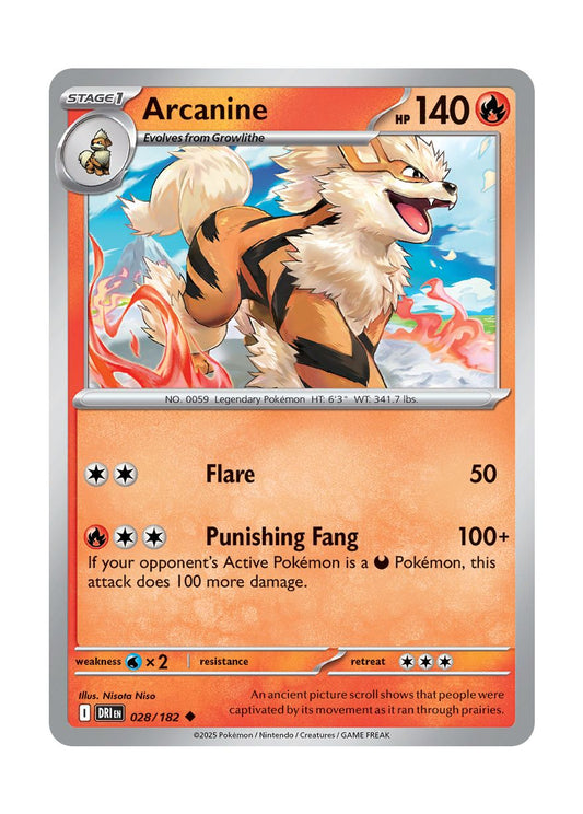 Arcanine (028/182) - Destined Rivals