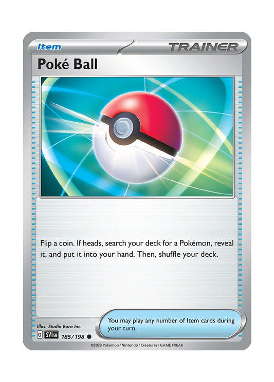 Poké Ball - Reverse Holo (185/198) - Scarlet & Violet