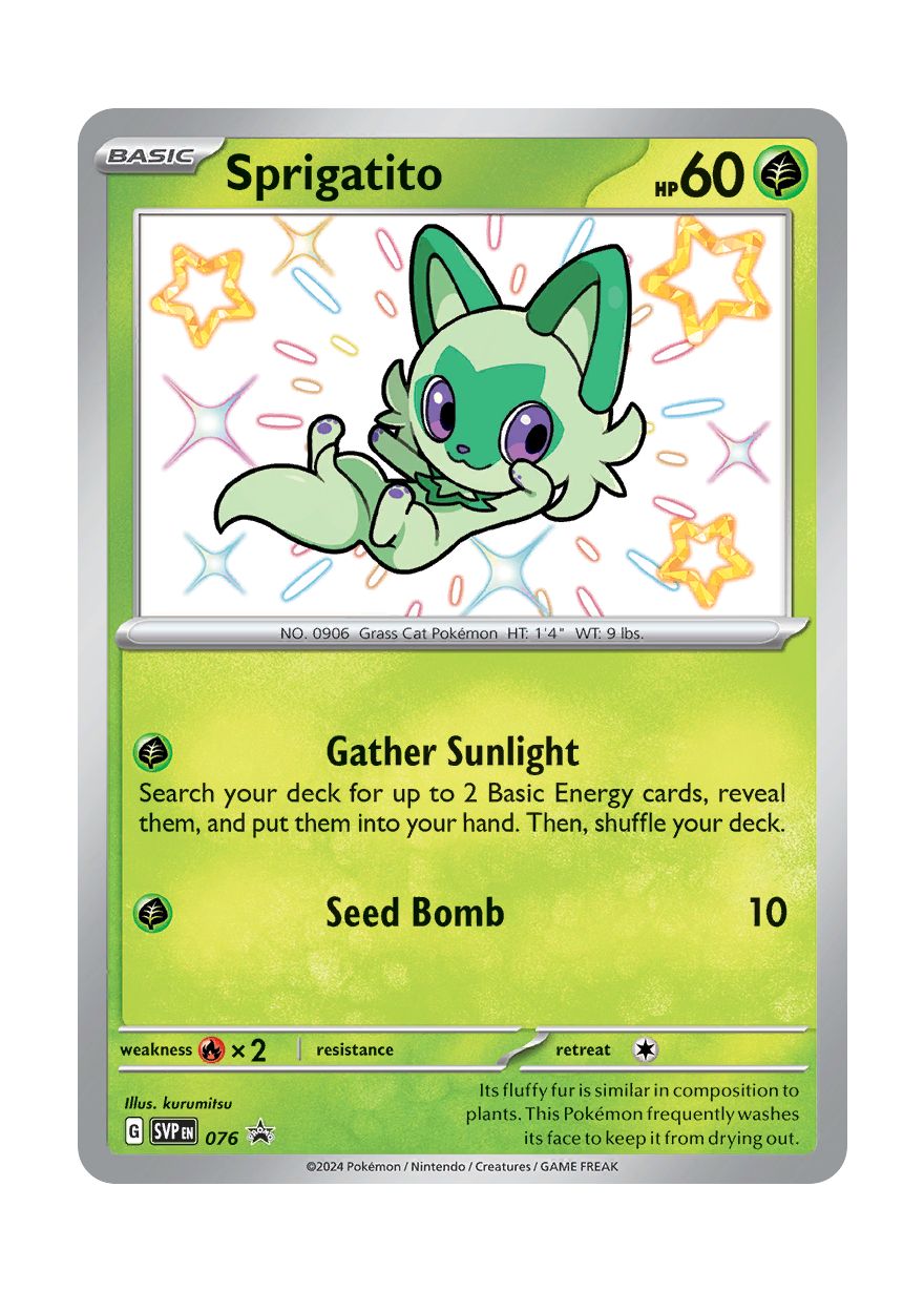 Sprigatito (076/102) - Scarlet & Violet Black Star Promos