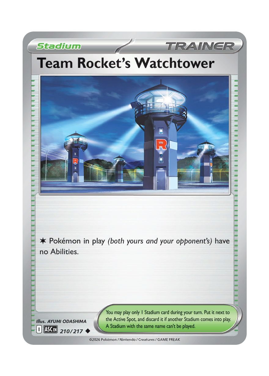 Team Rocket's Watchtower (210/217) - Ascended Heroes