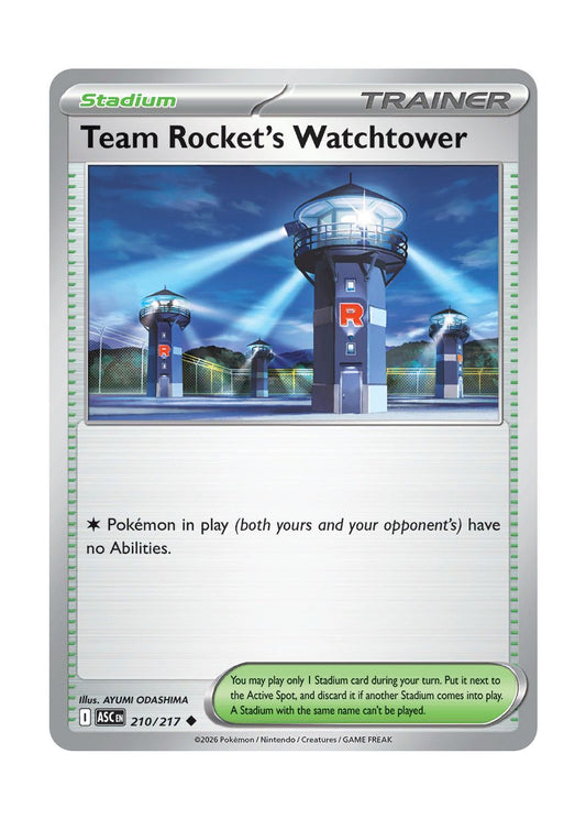 Team Rocket's Watchtower (210/217) - Ascended Heroes