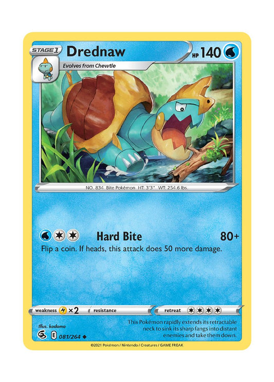 Drednaw - Reverse Holo (081/264) - Fusion Strike