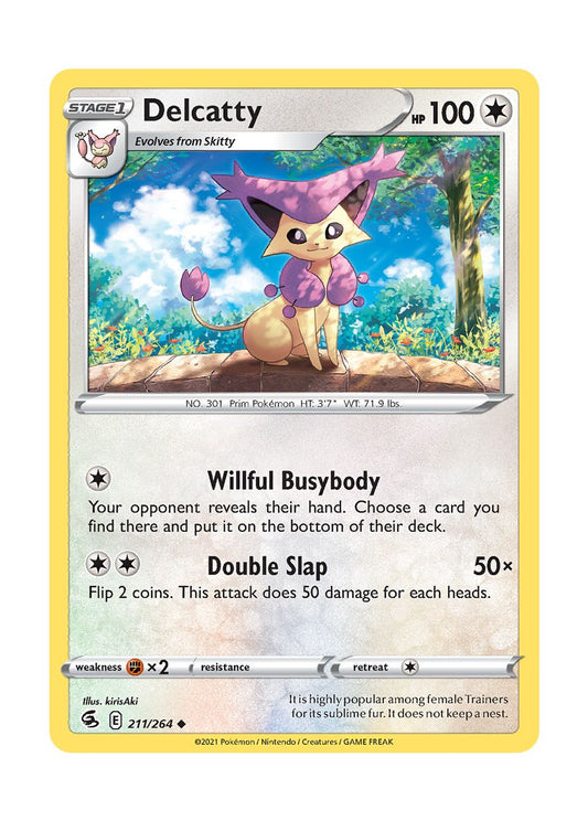 Delcatty - Reverse Holo (211/264) - Fusion Strike
