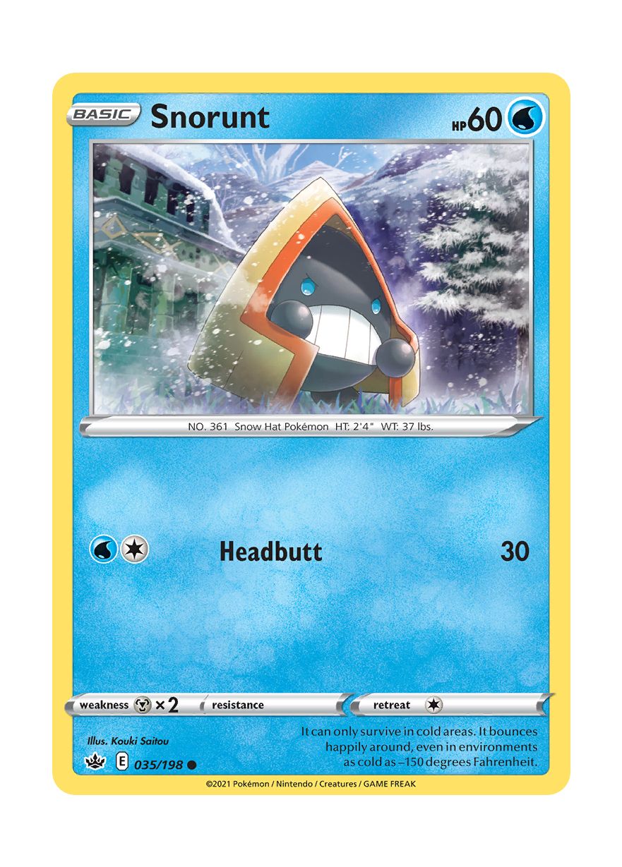 Snorunt - Reverse Holo (035/198) - Chilling Reign