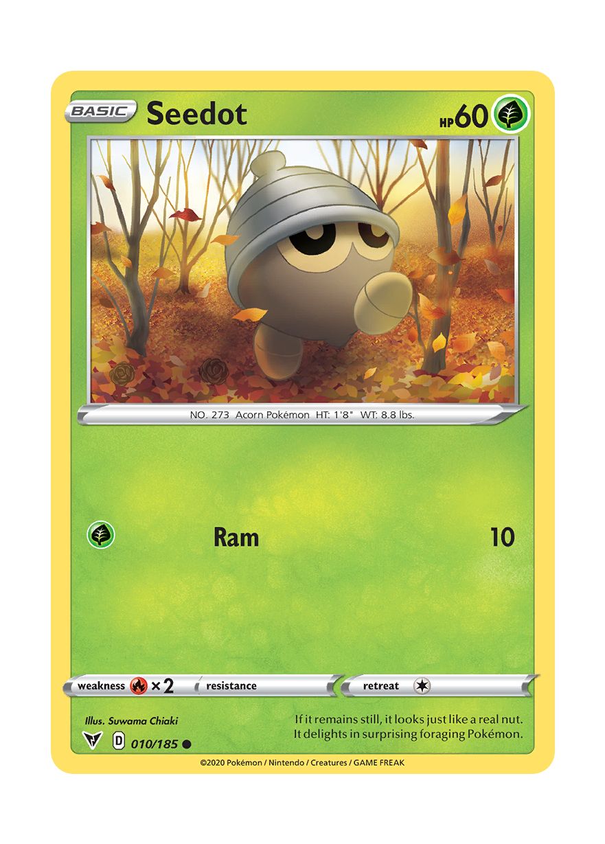 Seedot - Reverse Holo (010/185) - Vivid Voltage