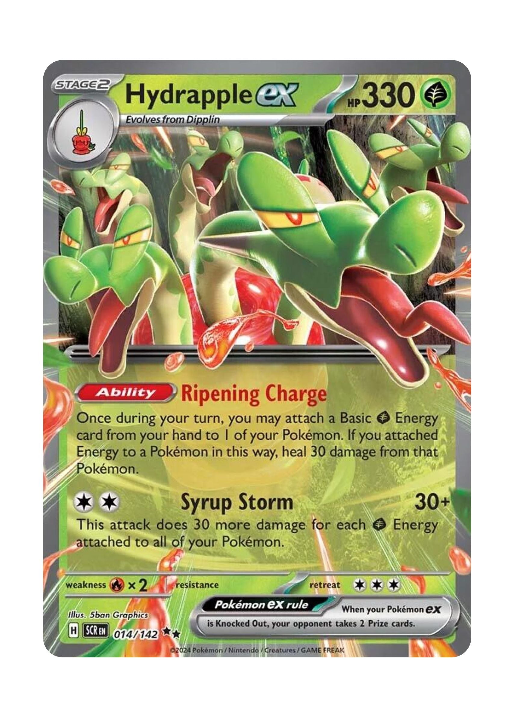 Hydrapple ex (014/142) - Stellar Crown