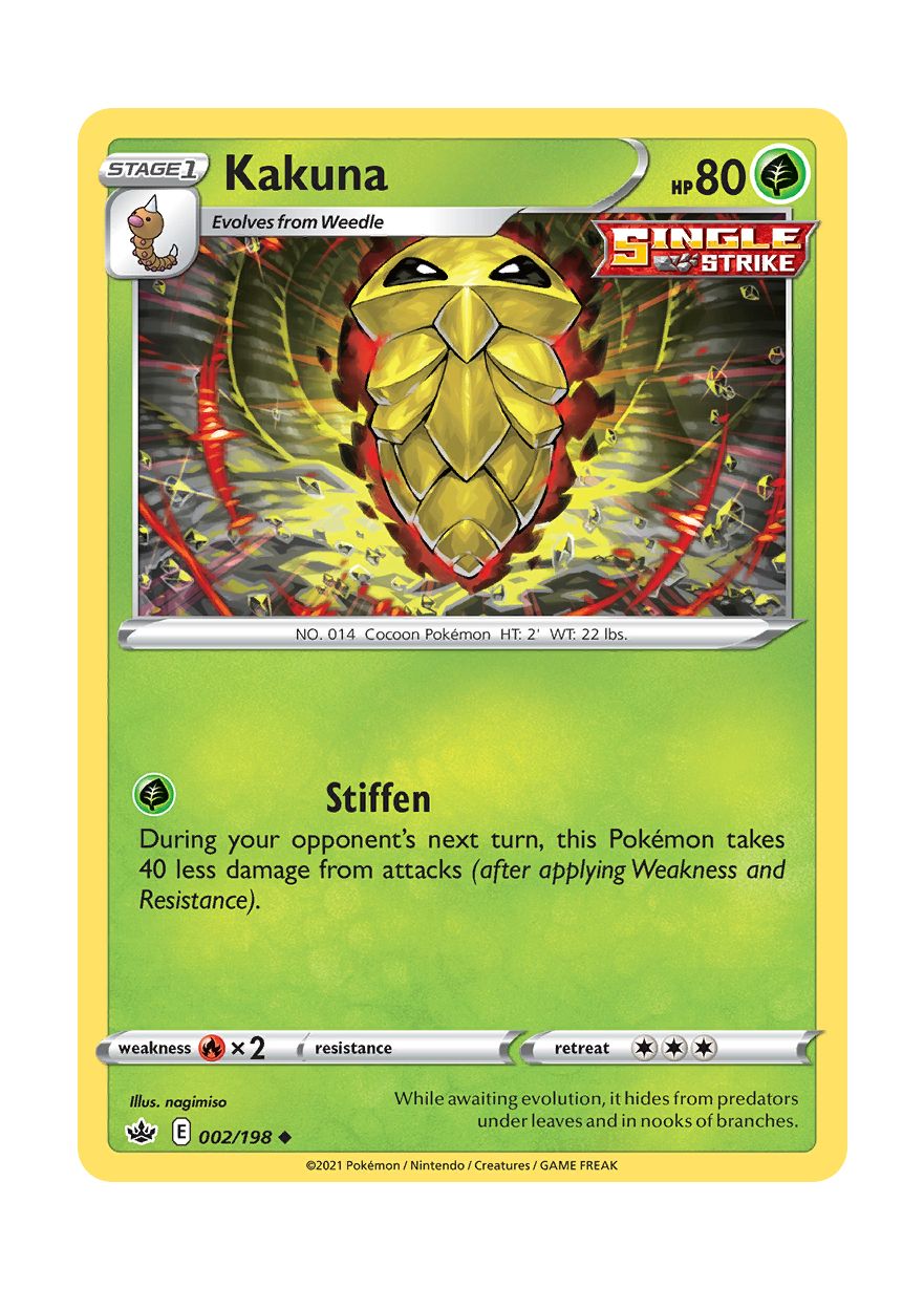 Kakuna - Reverse Holo (002/198) - Chilling Reign