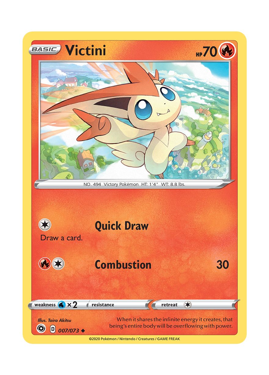 Victini - Reverse Holo (007/73) - Champion's Path