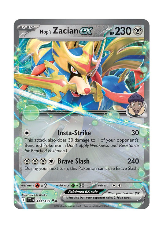 Hop's Zacian ex (111/159) - Journey Together